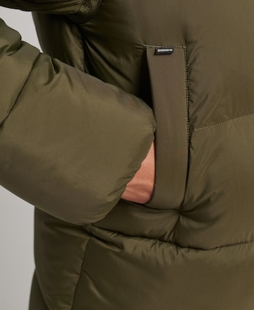 Superdry Zimska jakna 'Cocoon' | zelena barva