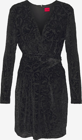 HUGO Cocktailmekko 'Kimbali' värissä harmaa: etupuoli