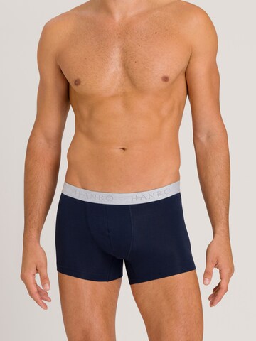 Boxers 'Essentials' Hanro en bleu : devant
