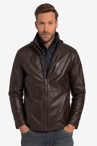 Veste mi-saison JP1880 en marron : devant