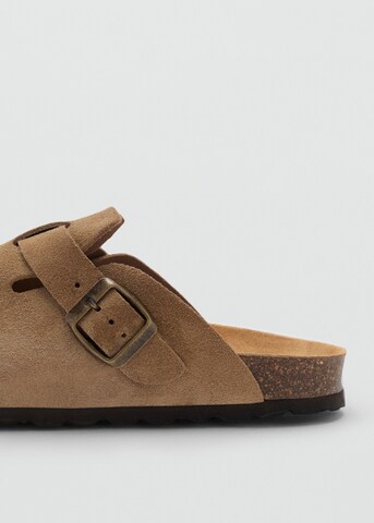 MANGO TEEN Mules 'Biot' in Beige