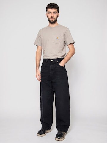 Carhartt WIP Regular Jeans 'Brandon Pant Black' in Zwart: voorkant