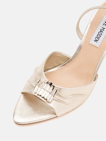 STEVE MADDEN Босоножки с ремешком 'Kandy' в Золотой