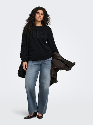 ONLY Carmakoma Sweatshirt 'CAR BEATRIX' in Zwart