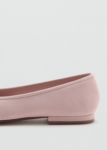 MANGO KIDS Ballet Flats 'Flour' in Pink