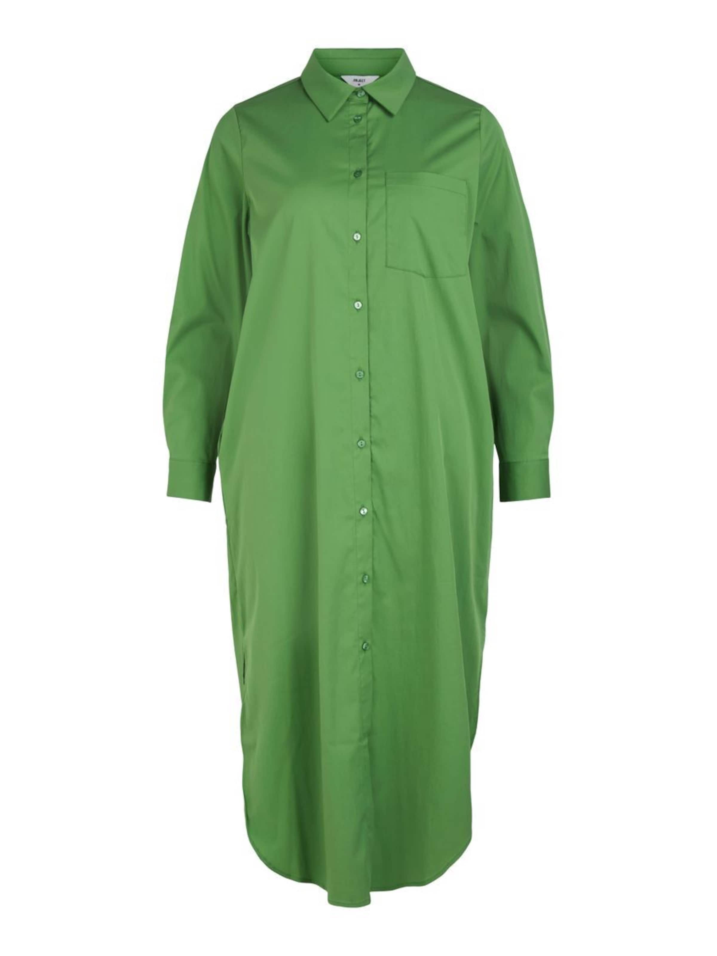 Frauen Kleider OBJECT Blusenkleid in Grün - VH97088