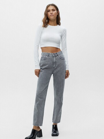 Pull&Bear Regular Jeans in Grau