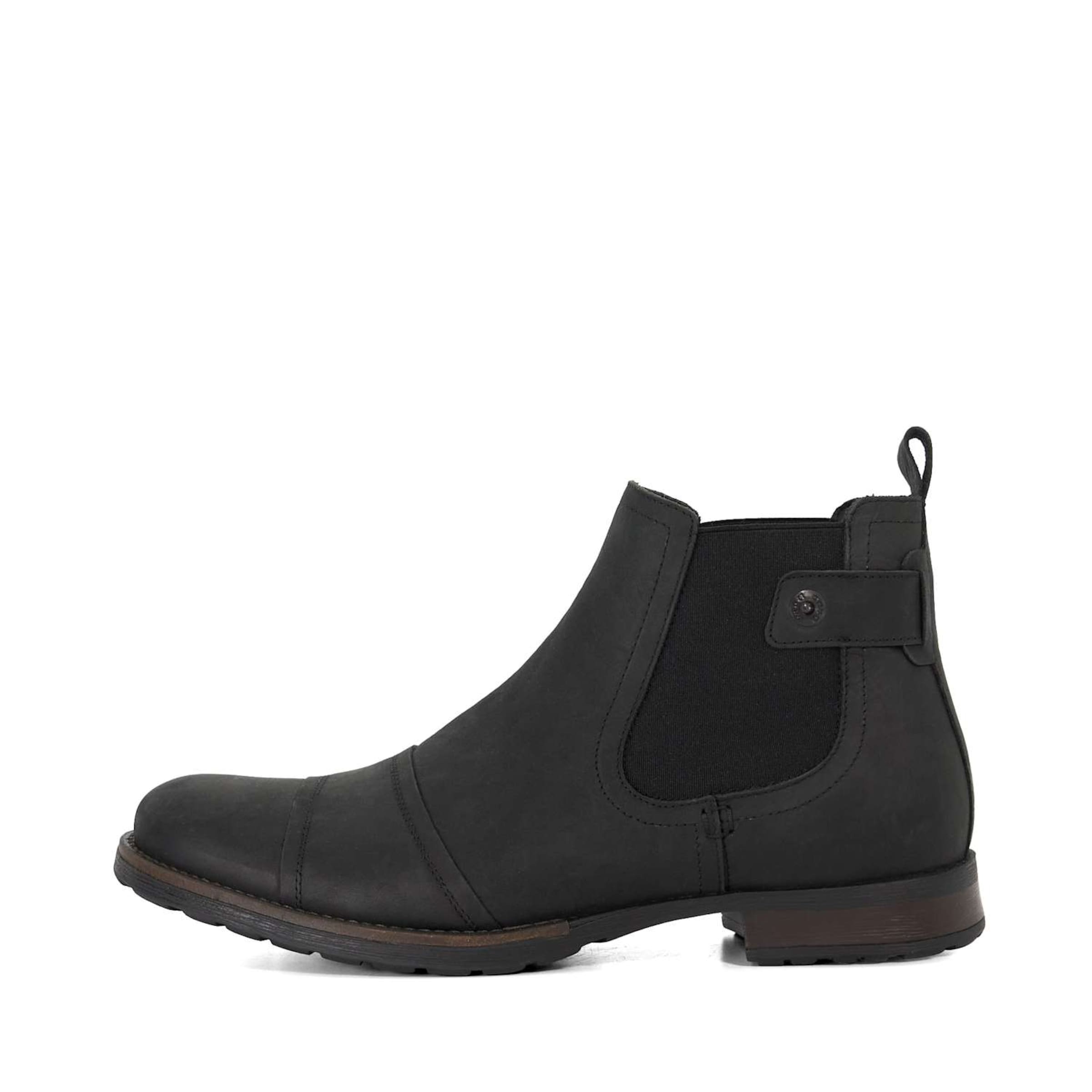 Chelsea Boots 'Saltwood' Dune LONDON en noir