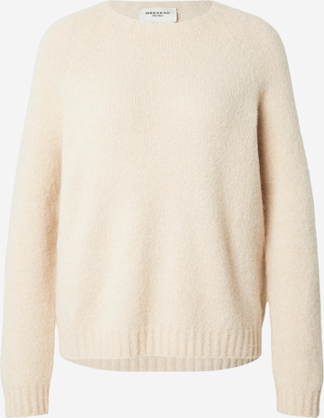 smėlio Weekend Max Mara Megztinis 'GHIACCI': priekis