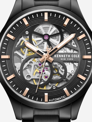 Kenneth Cole Analoog horloge 'Ashton' in Zwart