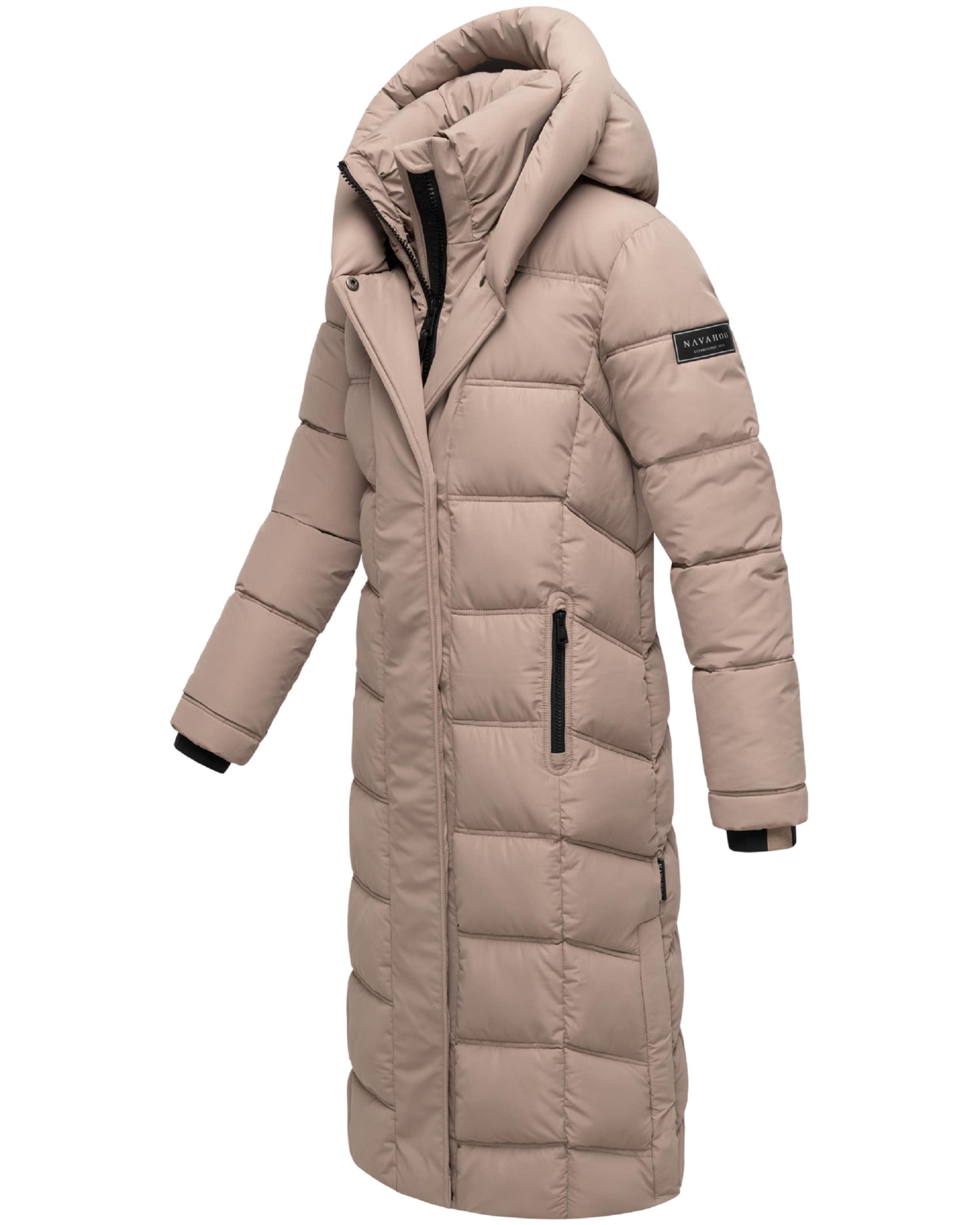 NAVAHOO Wintermantel 'Engelsfeder XIV' in Beige