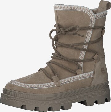 TAMARIS Snowboots in Beige: voorkant