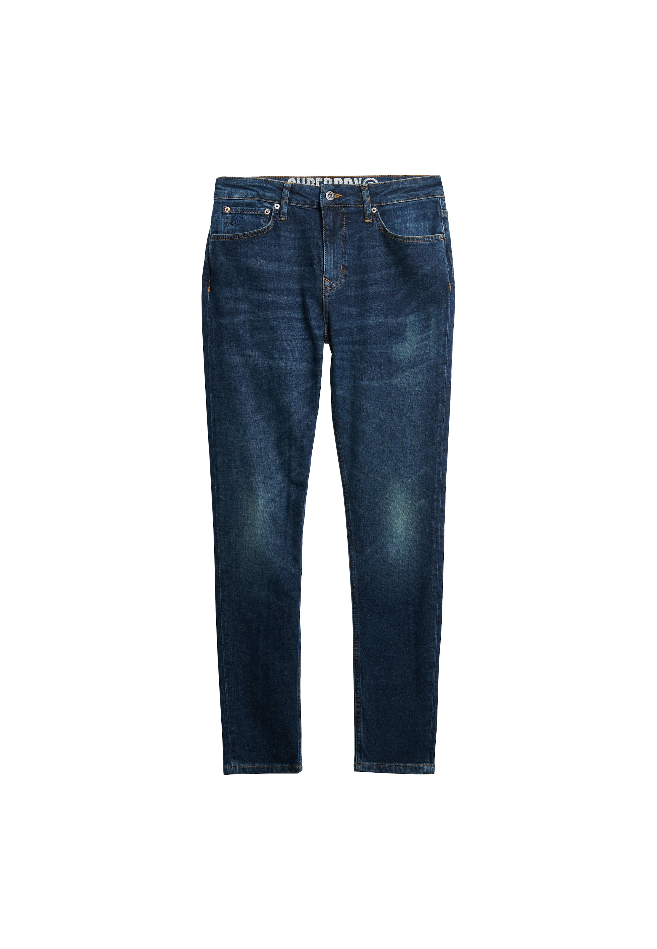 Superdry Skinny Jeans in Black: front