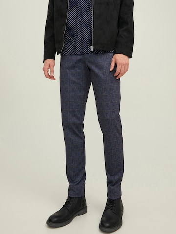 JACK & JONES Regular Chino Pants 'MARCO' in Blue: front