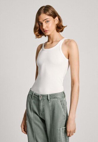 Top ' ELIEL ' di Pepe Jeans in bianco: frontale