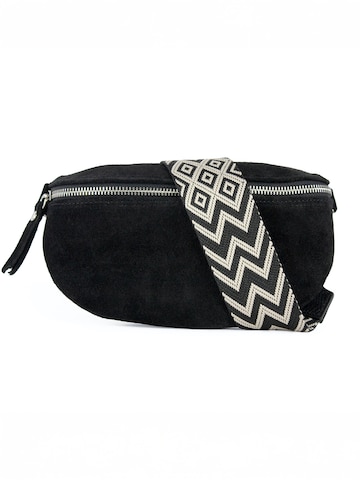 lePelou Fanny Pack 'NOA' in Black: front