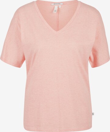 T-shirt QS en rose : devant