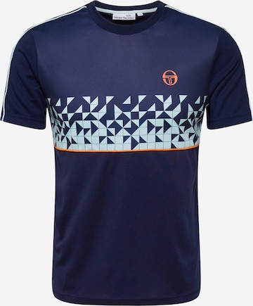 T-Shirt fonctionnel 'DISPERSA' Sergio Tacchini en bleu : devant