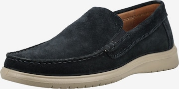 Mocassin IMAC en bleu : devant