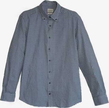 Black Label Shirt Slim Fit Businesshemd 'MELANGE' in Blau: predná strana