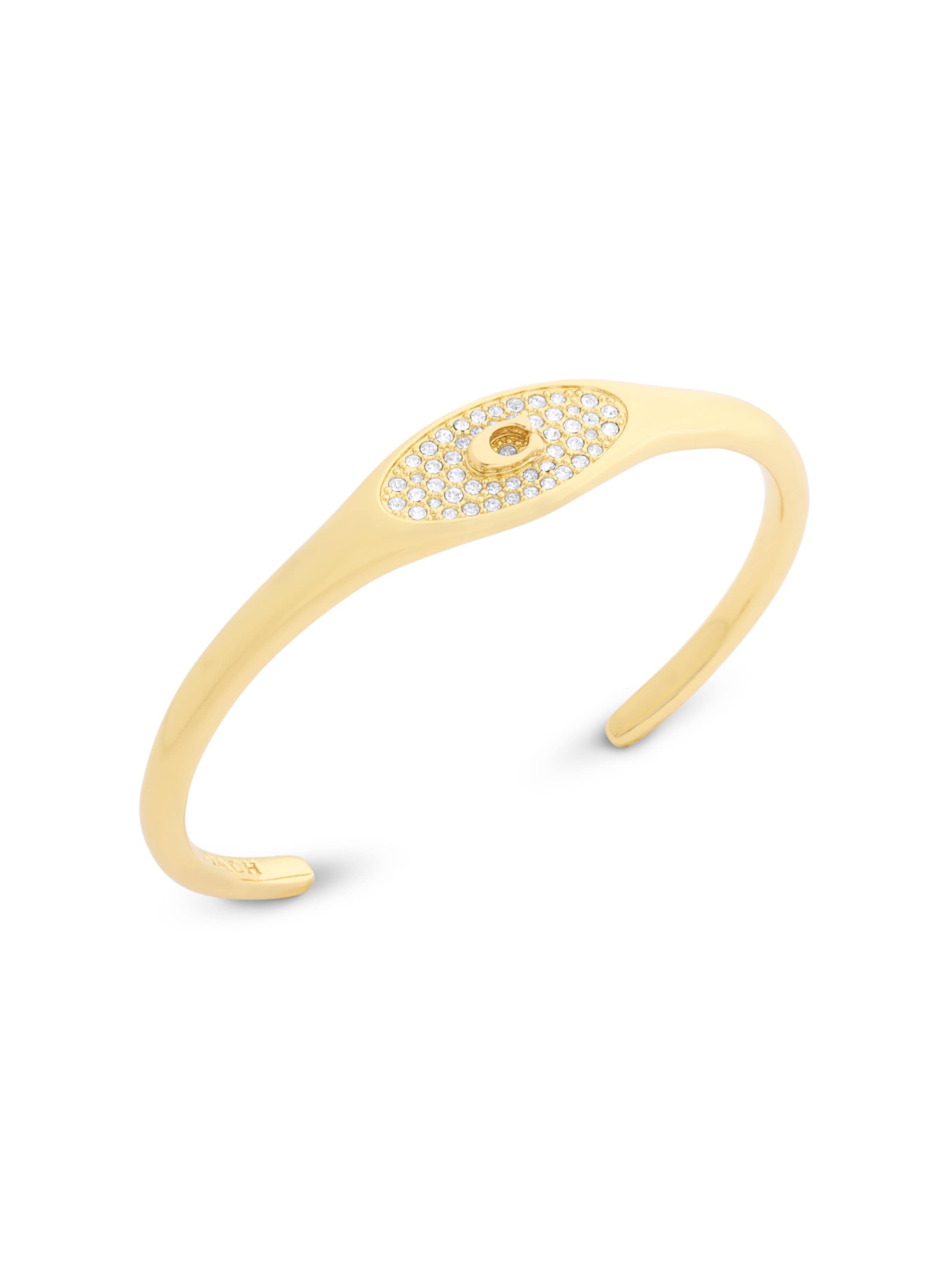 Bracelet COACH en or : devant