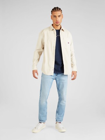 Tommy Jeans Comfort fit Overhemd in Beige