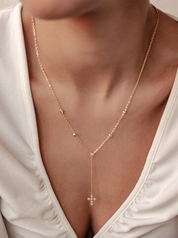 Hey Happiness Ketting 'Y Lariat' in Goud