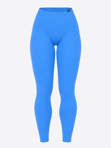 sminded Skinny Leggings 'Seamless Boost Leggings' in Blue: front