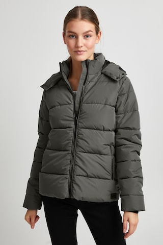 Oxmo Winter Jacket 'Sofina' in Grey: front