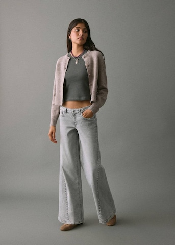 MANGO TEEN Boot cut Jeans in Grey