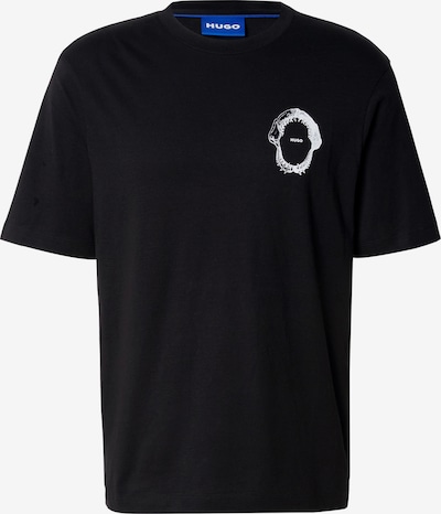 HUGO Paita 'Nofishix' värissä musta / valkoinen, Tuotenäkymä