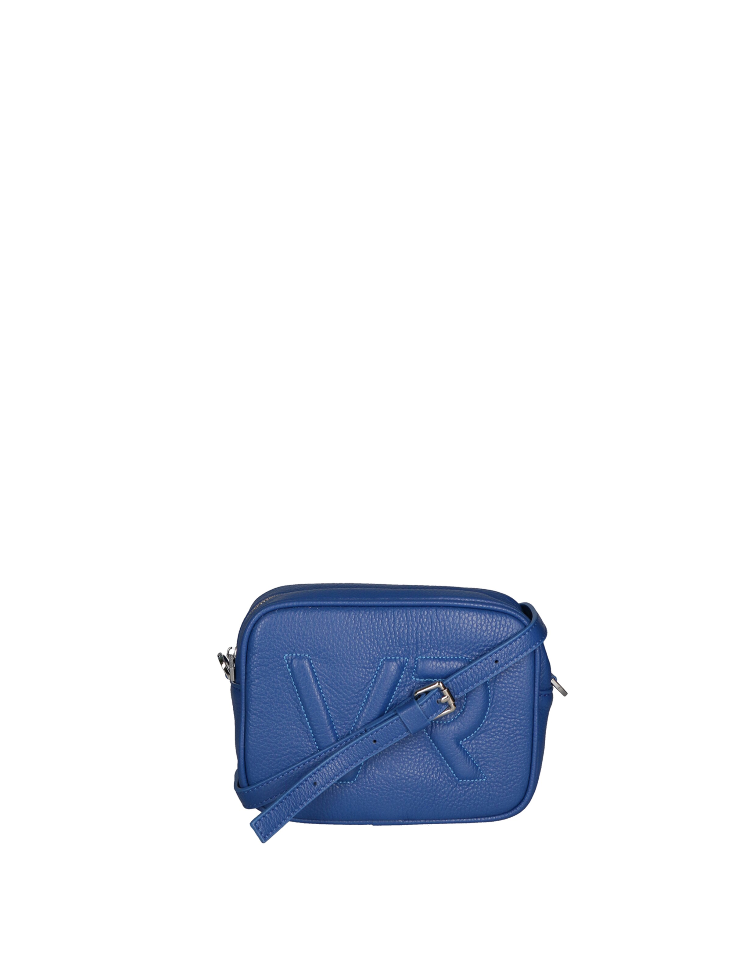 Borsa a tracolla 'Borsa a Tracolla Donna Pelle Virginia Rhinè Zip' di Virginia Rhinè in blu