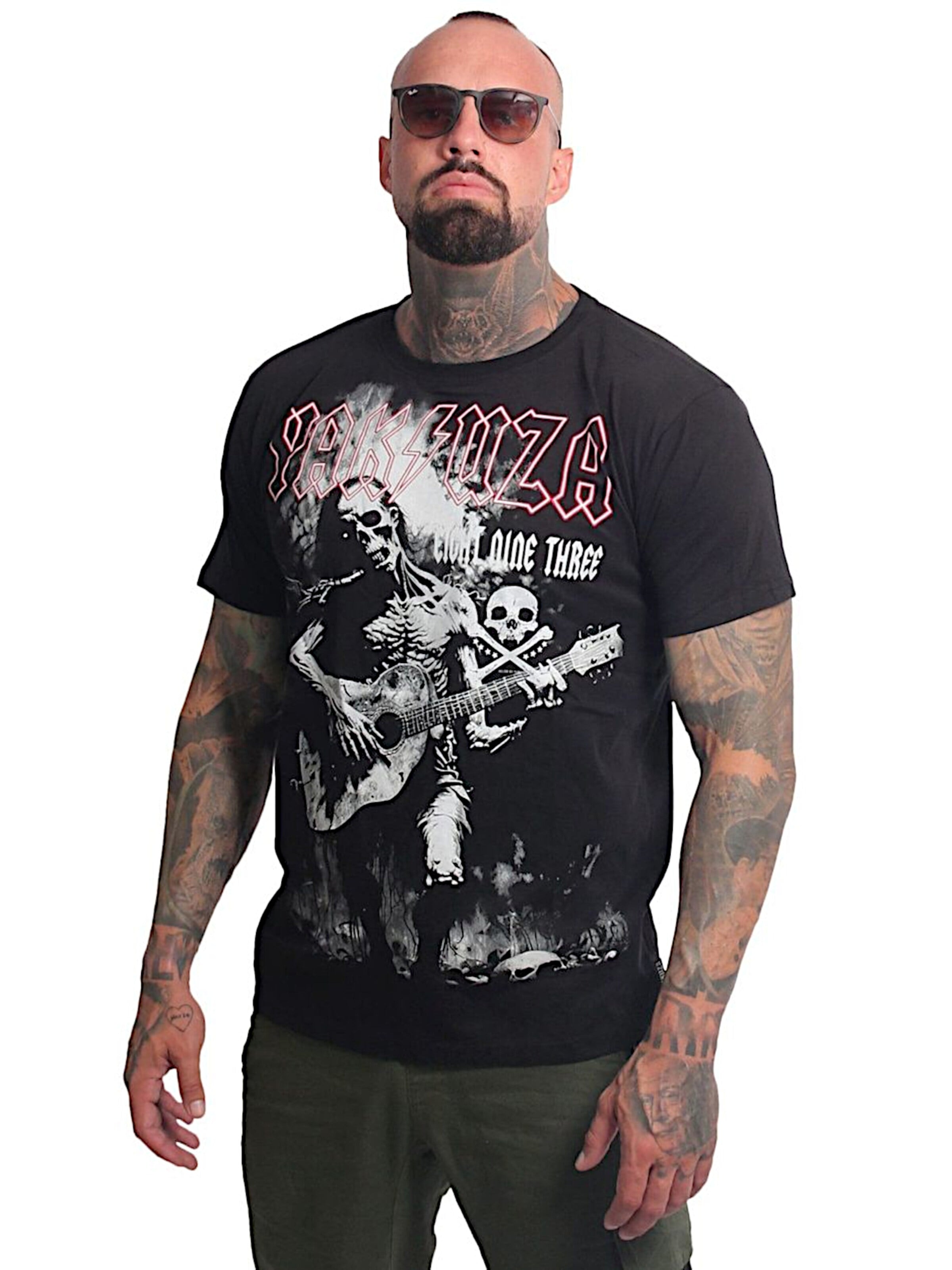 Yakuza Shirt 'Artist Acid' in Black: front