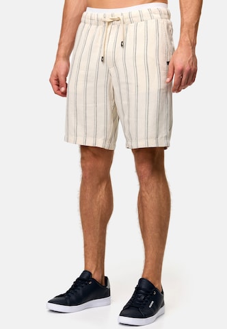 INDICODE JEANS Regular Broek in Beige