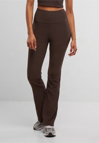 Leggings Urban Classics en marron : devant