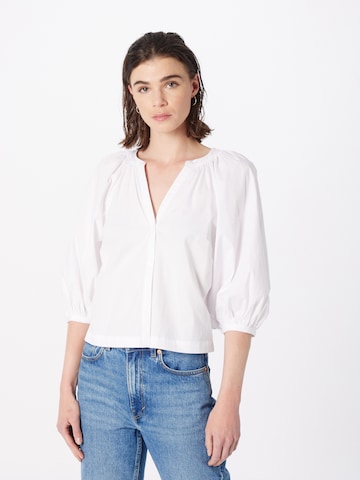 Staud - Blusa en blanco: frente