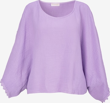 Chemisier Seasons of April en violet : devant