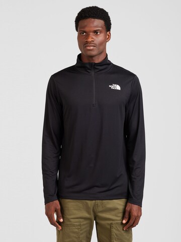 THE NORTH FACE Функциональная футболка в Черный: спереди