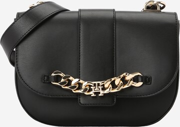 TOMMY HILFIGER Crossbody Bag 'Luxe' in Black: front