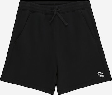 Regular Pantaloni 'ESSENTIALS' de la Abercrombie & Fitch pe negru: față