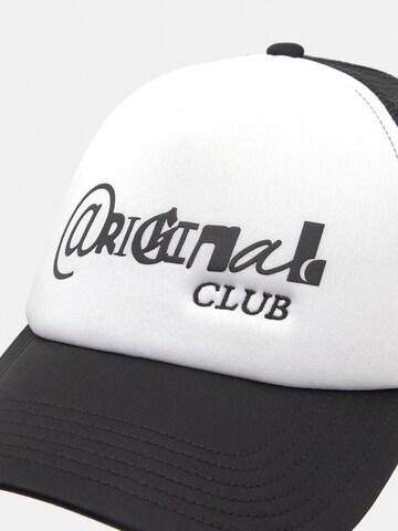 Pull&Bear Cap 'ORIGINAL CLUB' in Schwarz