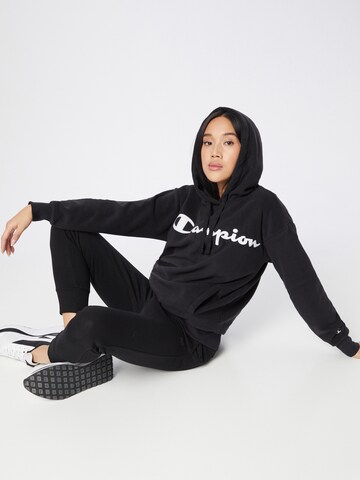 Champion Authentic Athletic Apparel Athletic Sweatshirt in Black