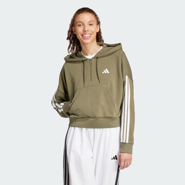 Felpa sportiva 'Essentials' di ADIDAS SPORTSWEAR in verde: frontale