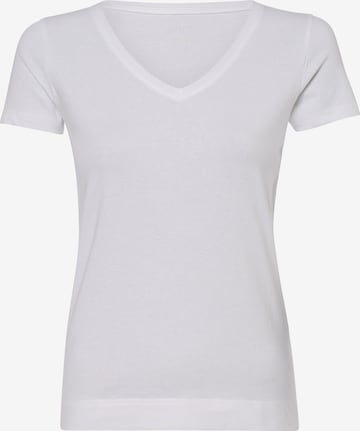 T-shirt Marie Lund en blanc : devant