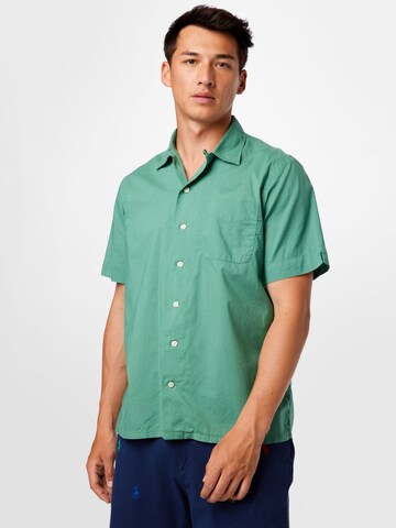 Polo Ralph Lauren Regular fit Overhemd 'CLADYPKPPHSS' in Groen: voorkant