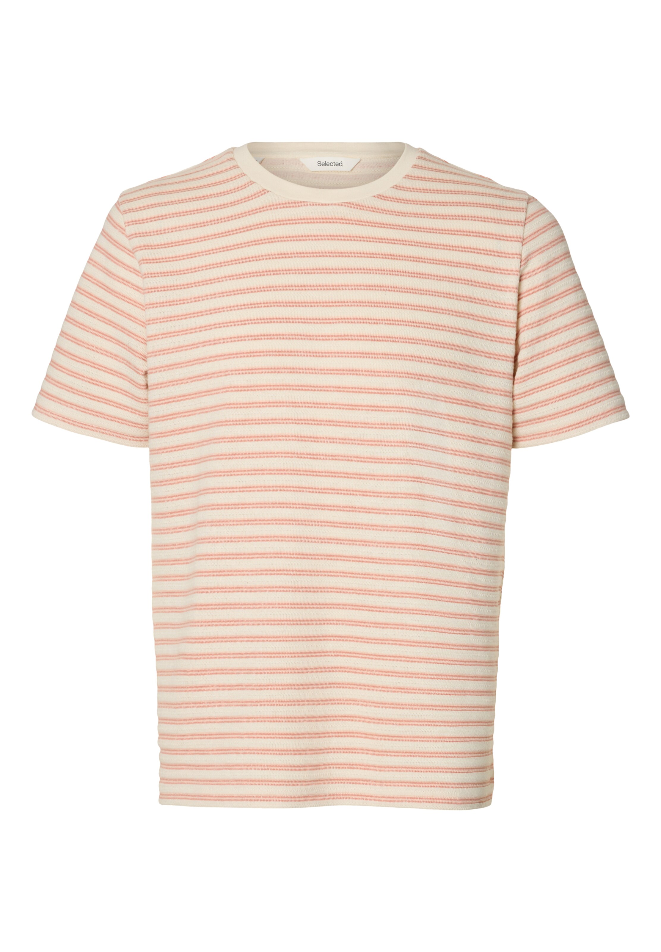 SELECTED T-Shirt in Beige: Vorderseite