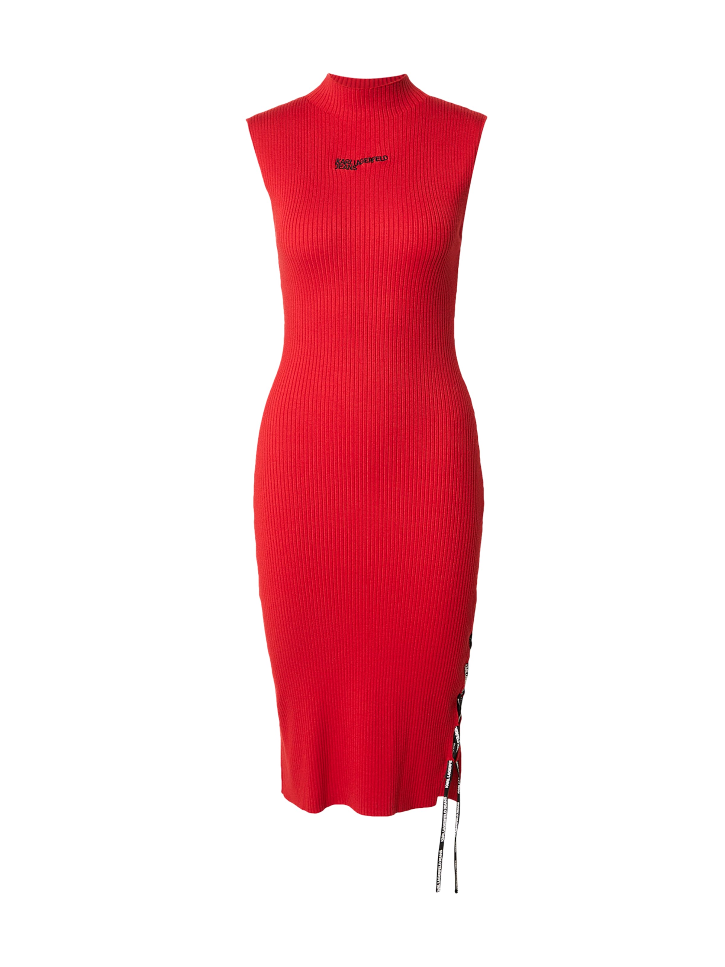 KARL LAGERFELD JEANS Knit dress in Red: front