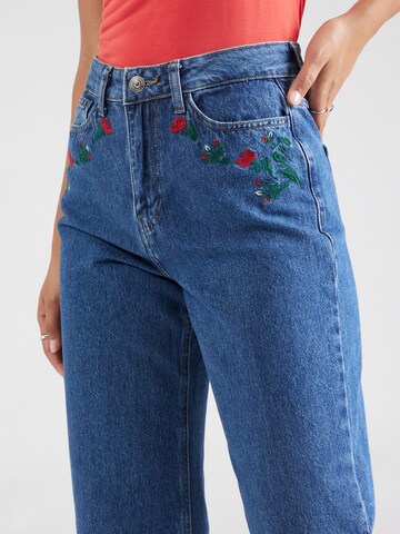 PIECES Regular Jeans 'PCMIRIAM' in Blau