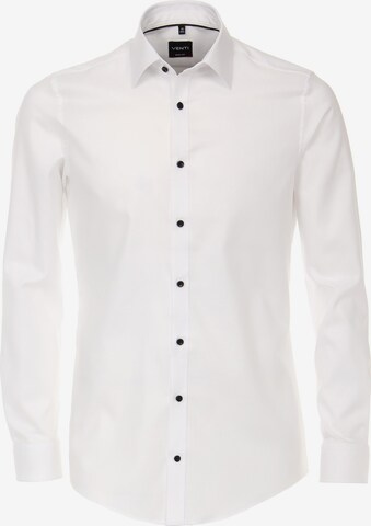 VENTI Button Up Shirt in White: front