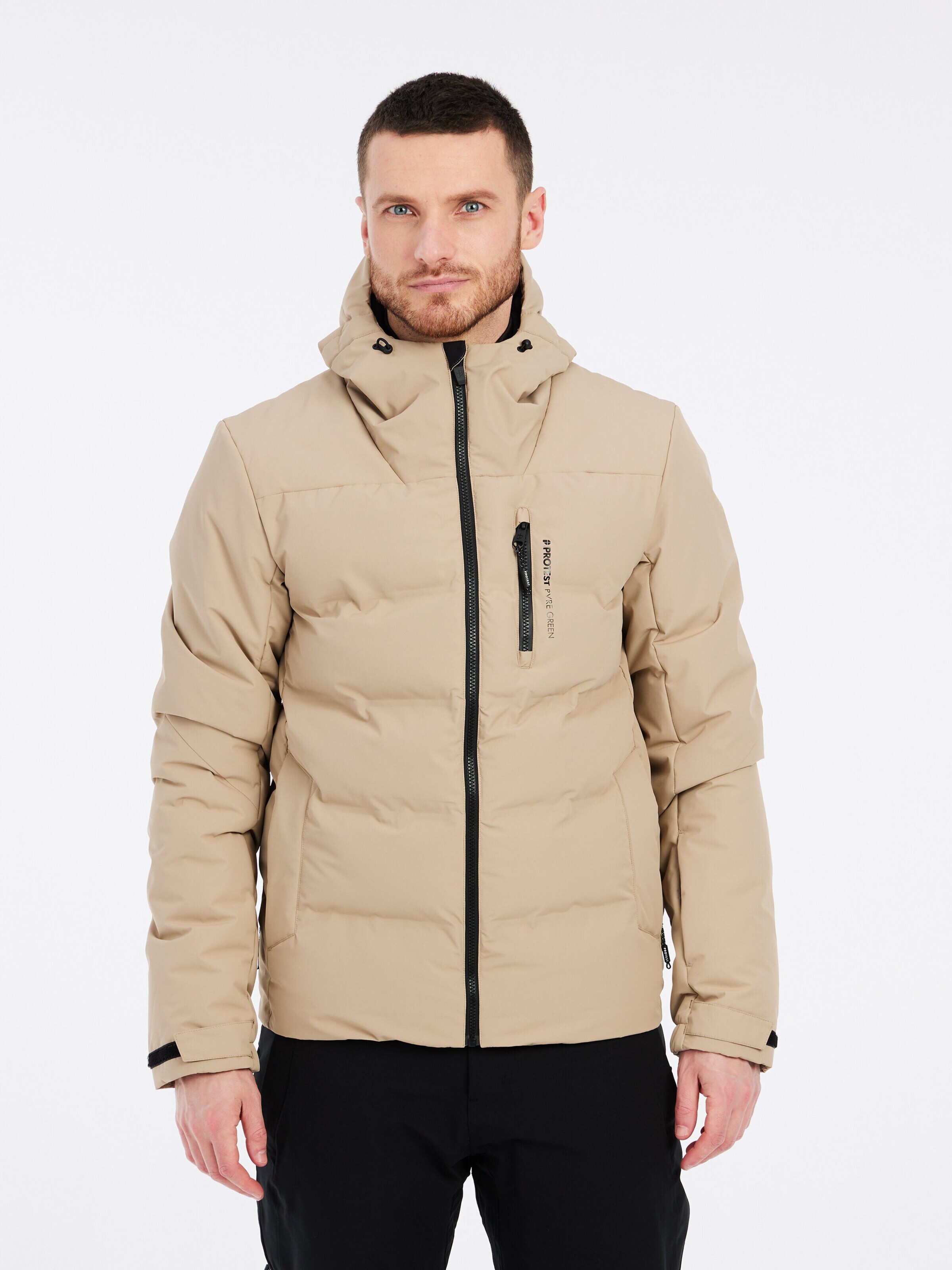 PROTEST Sports jacket 'PRTSUPERIOR24' in Brown: front